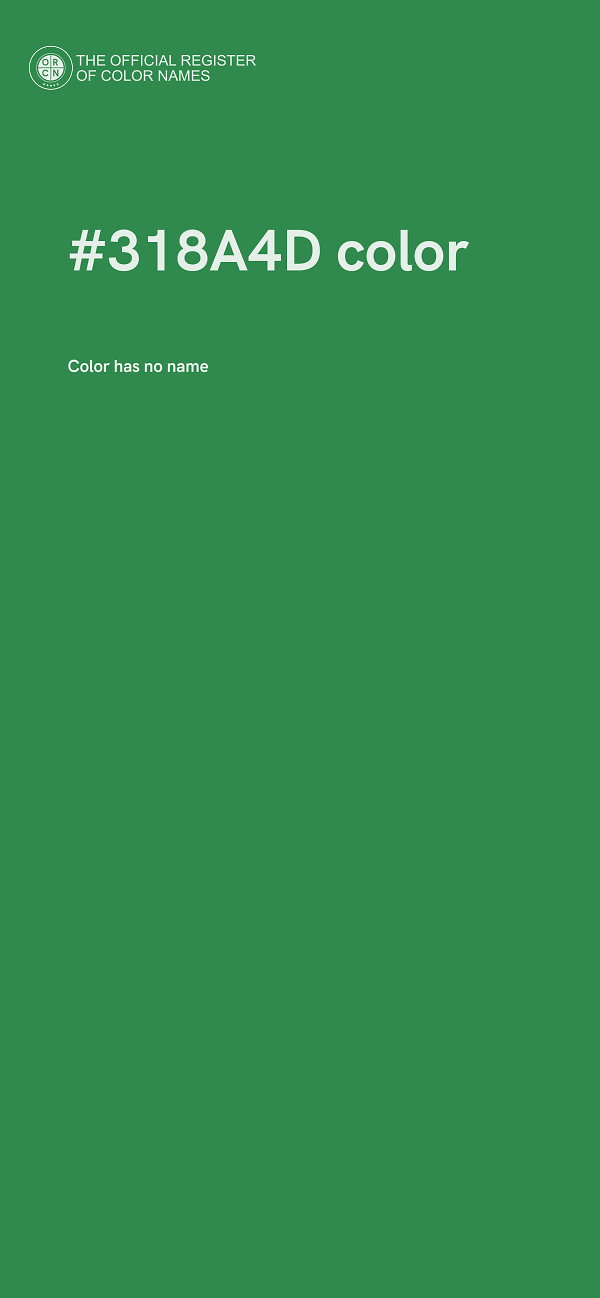 #318A4D color image