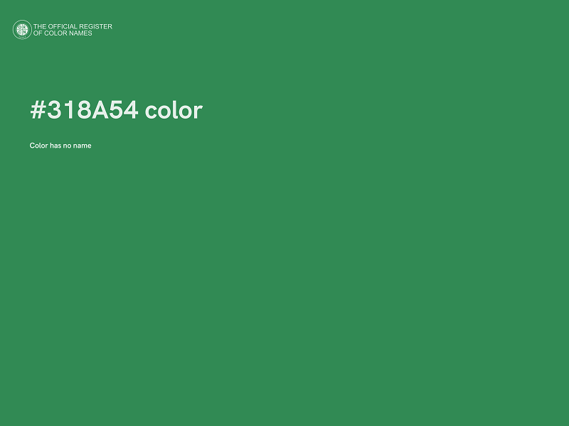 #318A54 color image