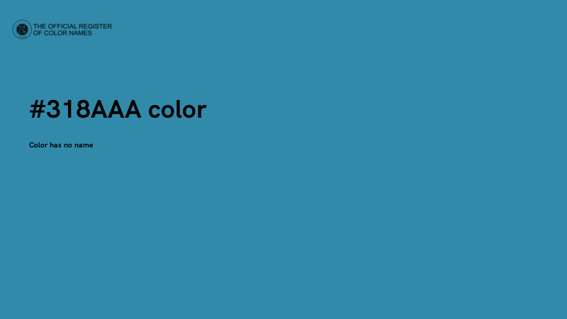 #318AAA color image