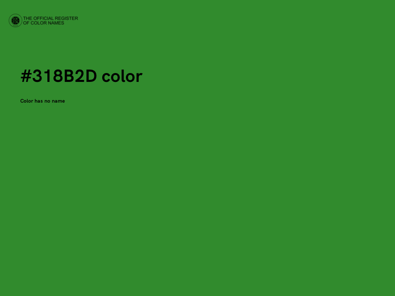 #318B2D color image