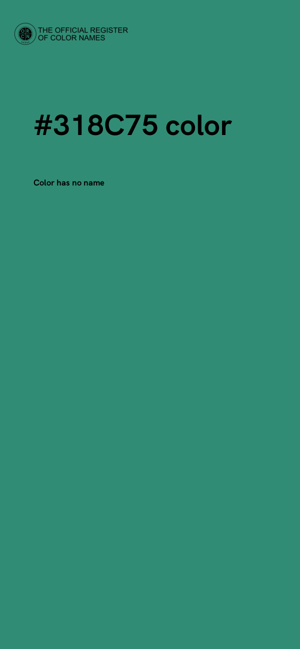 #318C75 color image