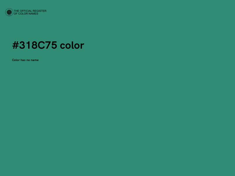 #318C75 color image