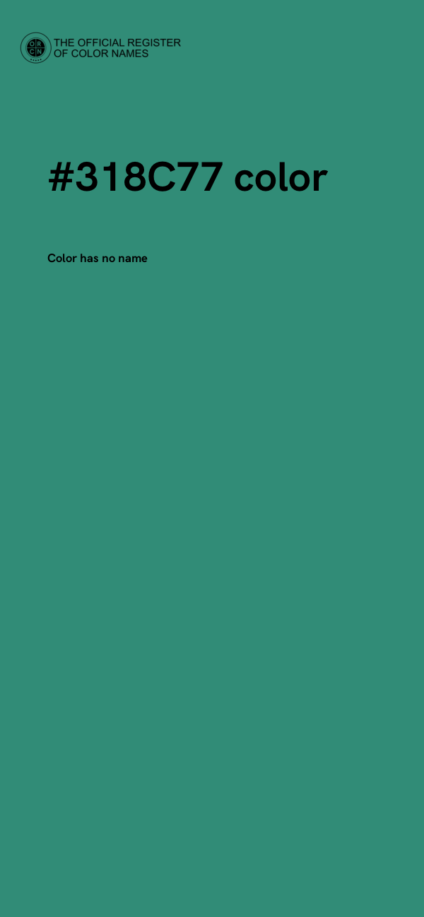 #318C77 color image