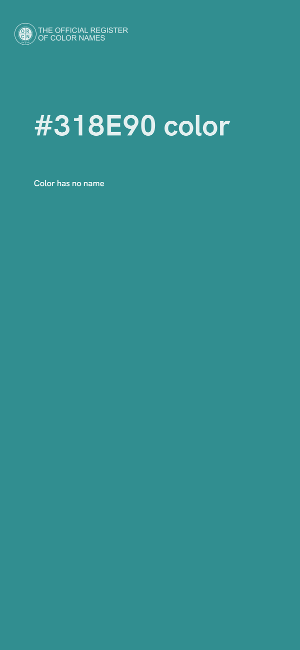 #318E90 color image