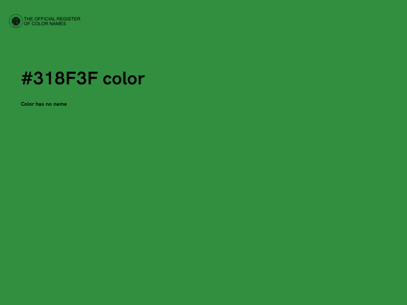 #318F3F color image
