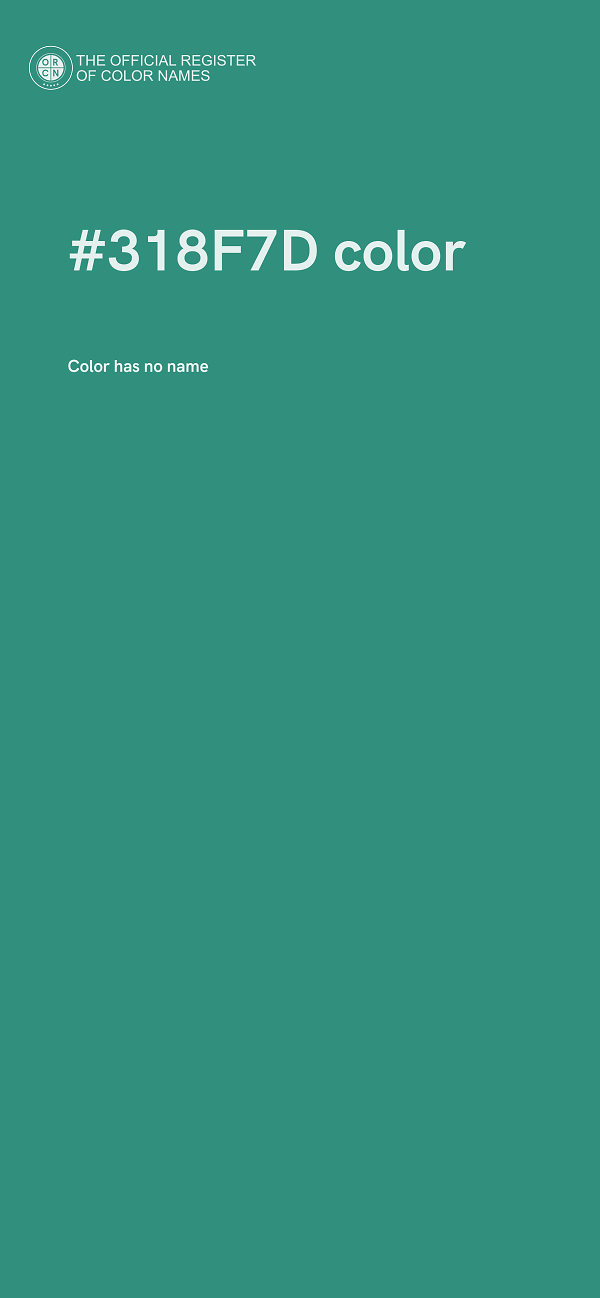 #318F7D color image
