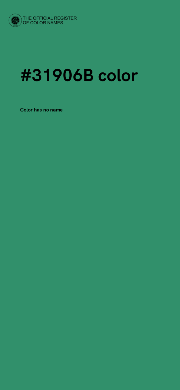 #31906B color image