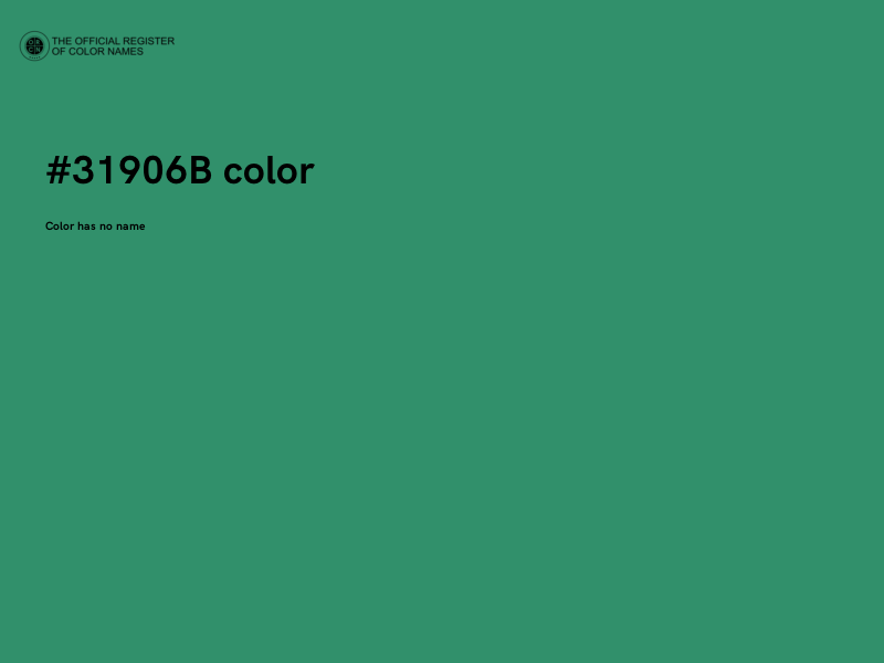 #31906B color image