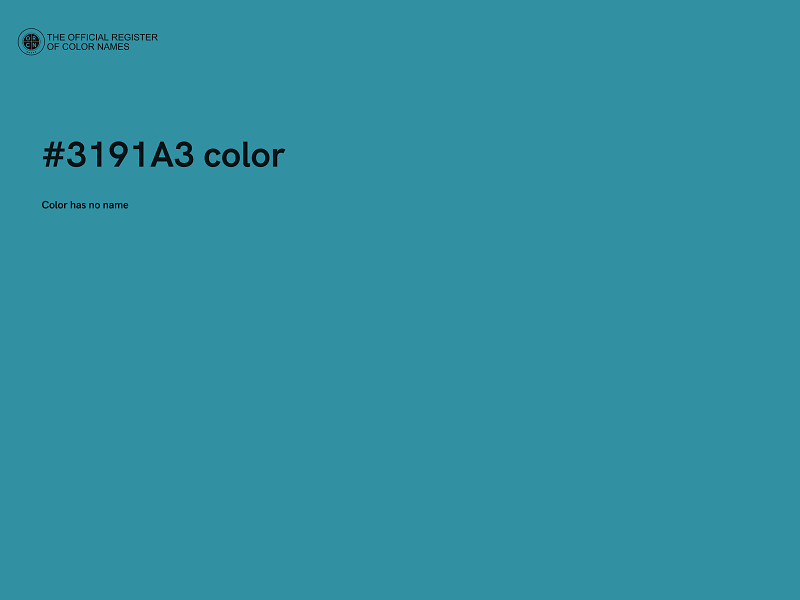 #3191A3 color image