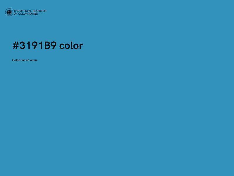 #3191B9 color image
