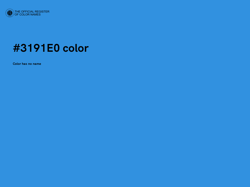 #3191E0 color image