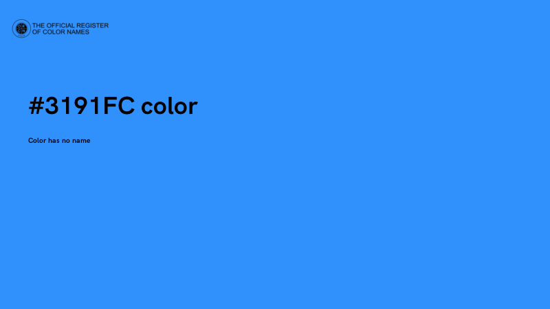 #3191FC color image