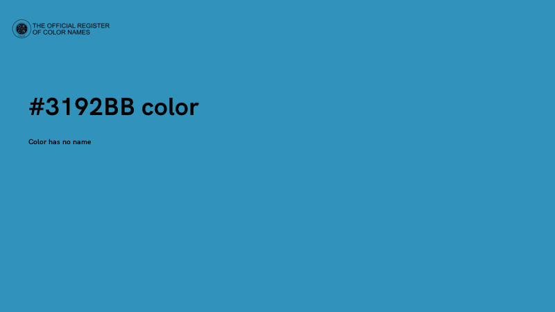 #3192BB color image