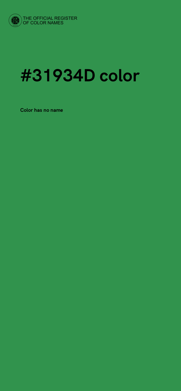 #31934D color image