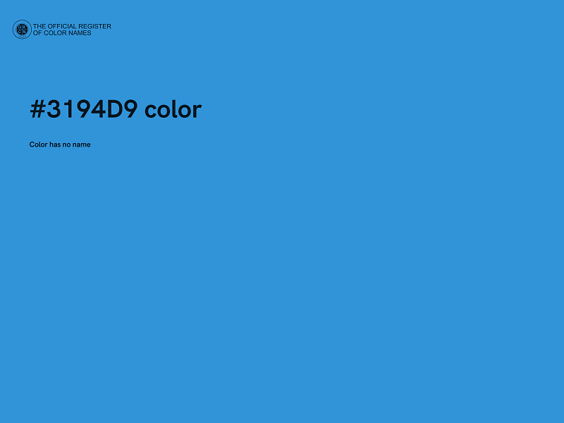 #3194D9 color image