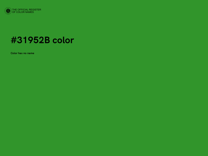 #31952B color image