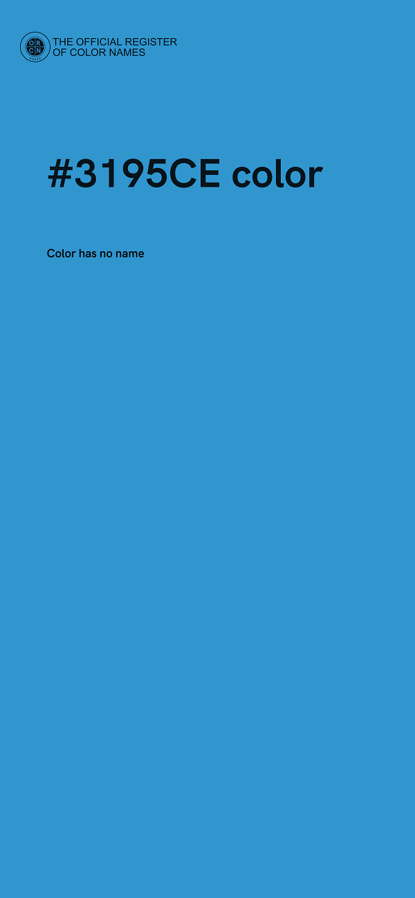 #3195CE color image