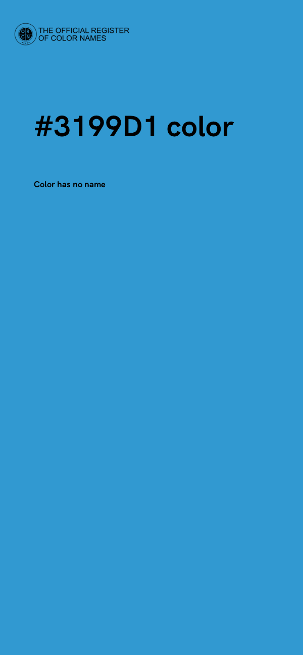 #3199D1 color image
