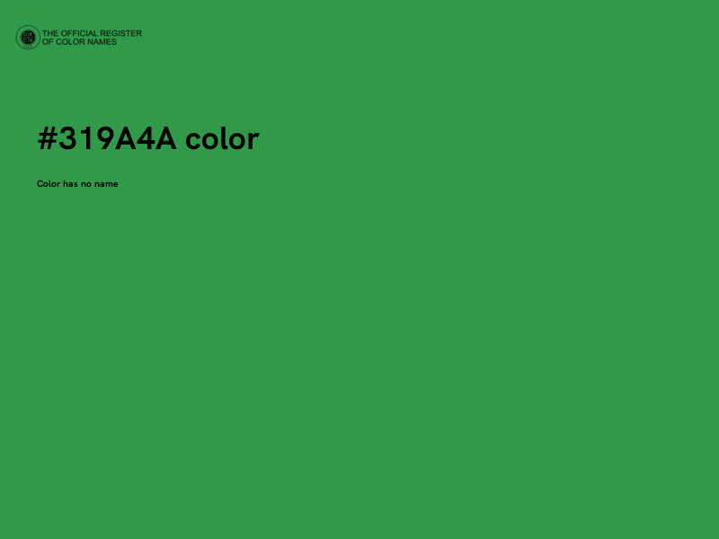 #319A4A color image