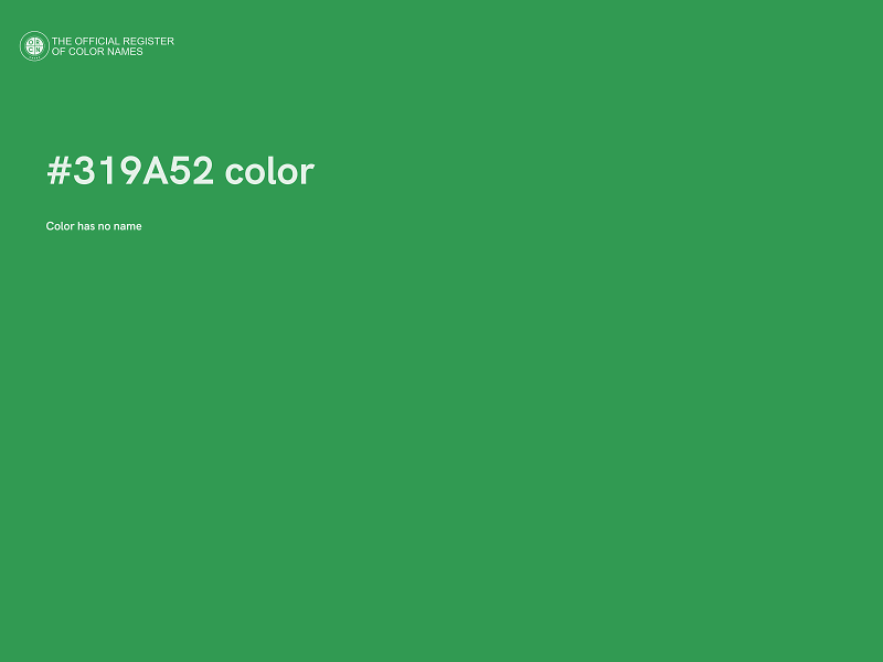 #319A52 color image