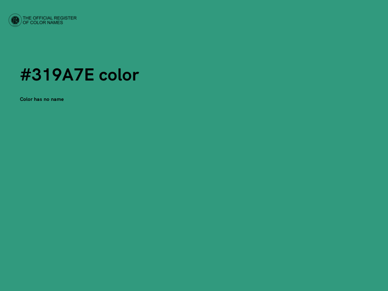#319A7E color image