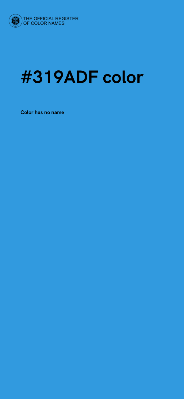 #319ADF color image