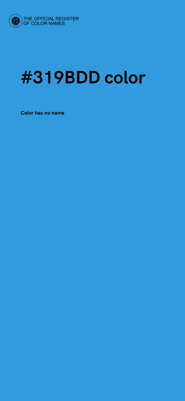 #319BDD color image