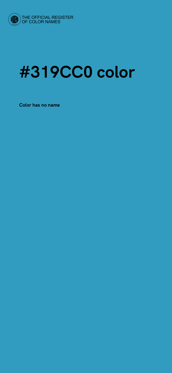 #319CC0 color image