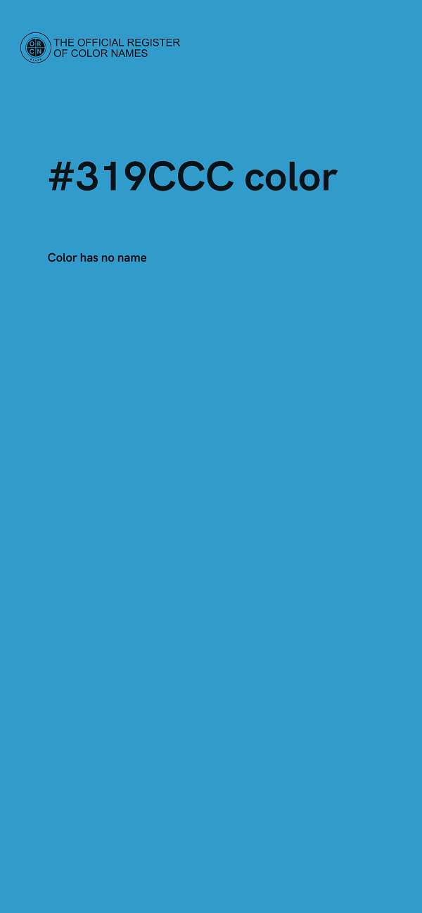 #319CCC color image