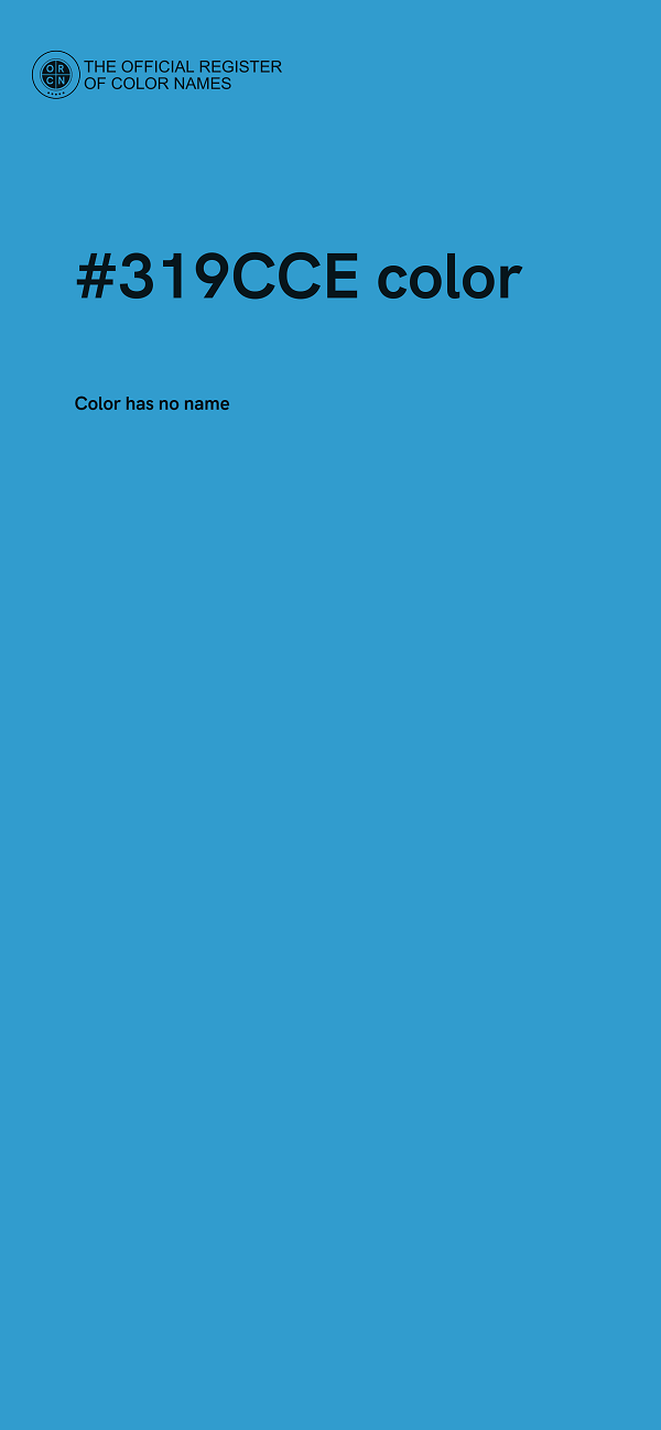 #319CCE color image