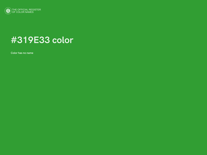 #319E33 color image