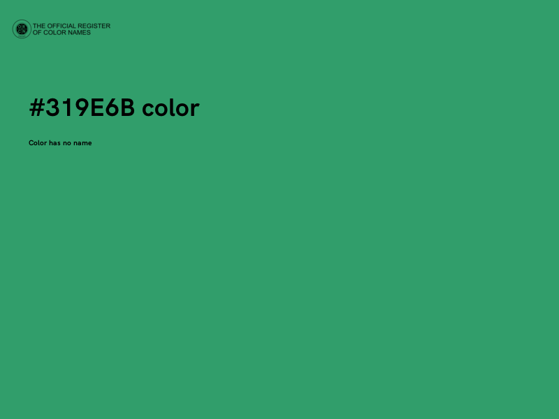 #319E6B color image