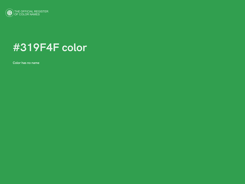 #319F4F color image