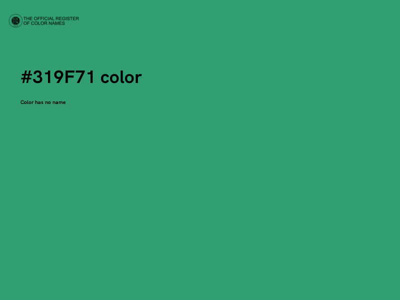 #319F71 color image