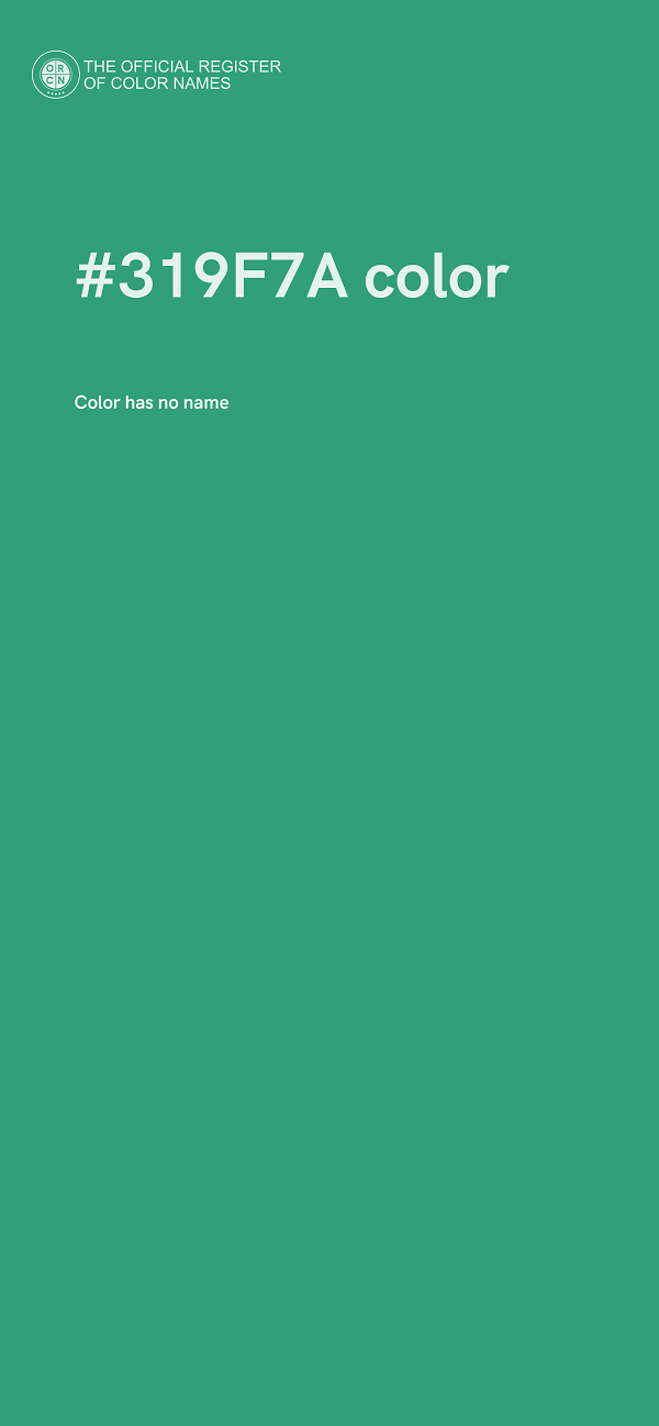 #319F7A color image