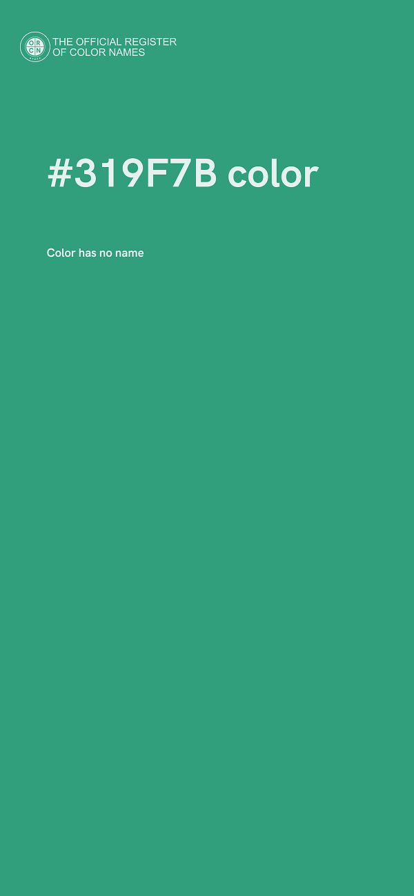 #319F7B color image