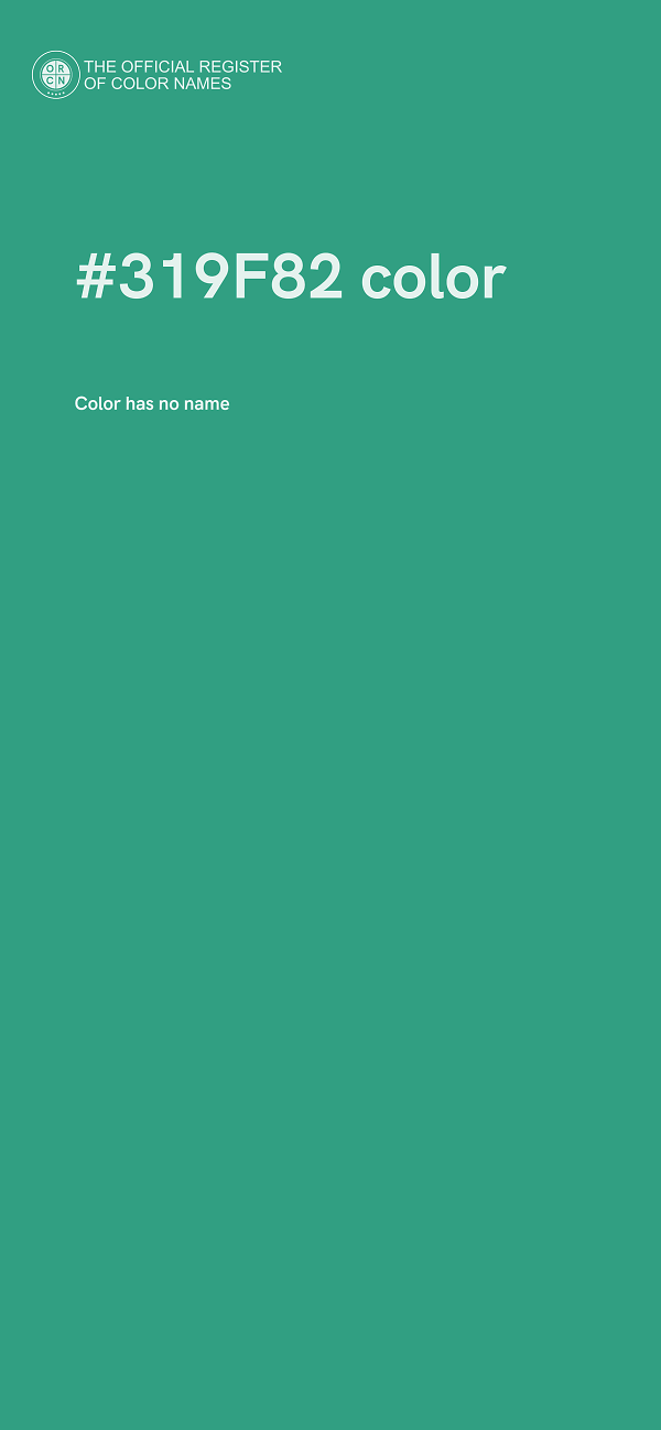 #319F82 color image