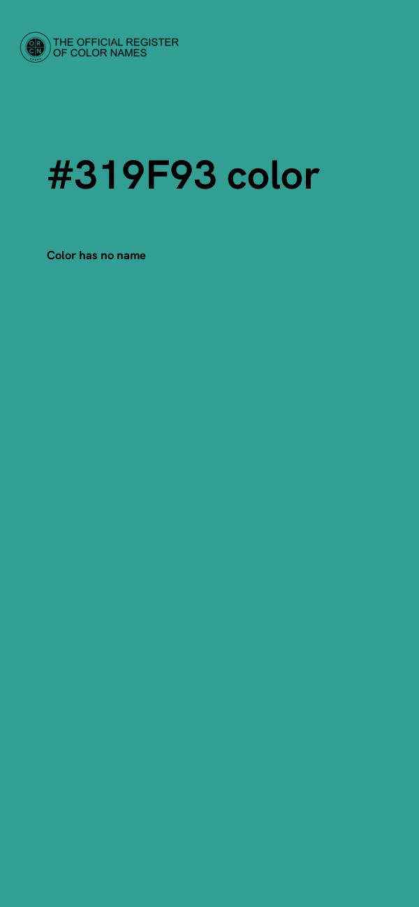 #319F93 color image