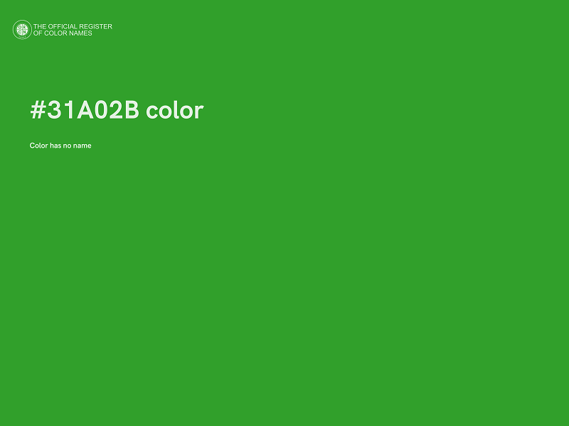 #31A02B color image