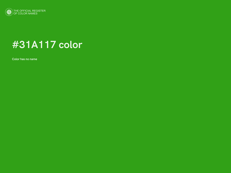#31A117 color image