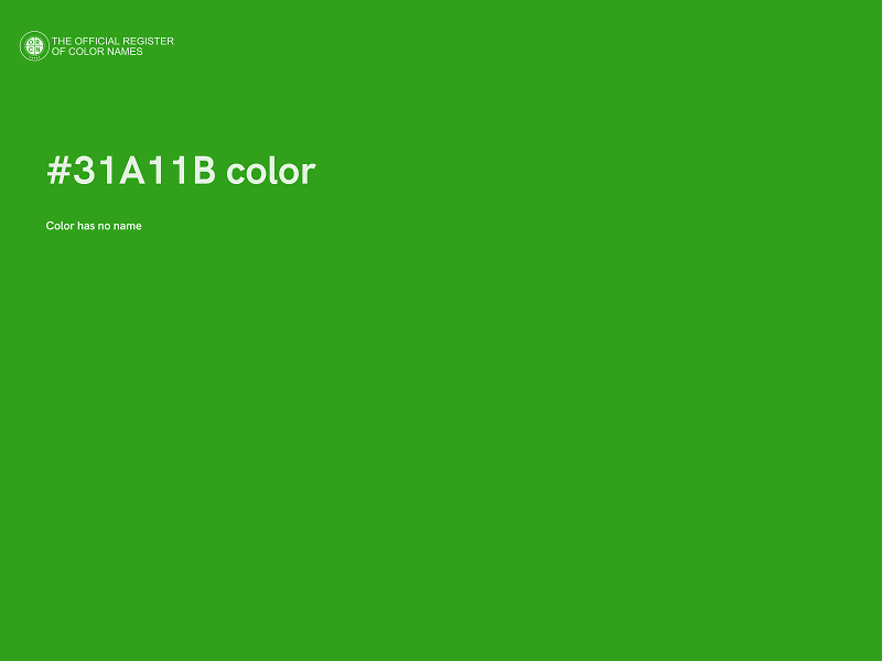 #31A11B color image