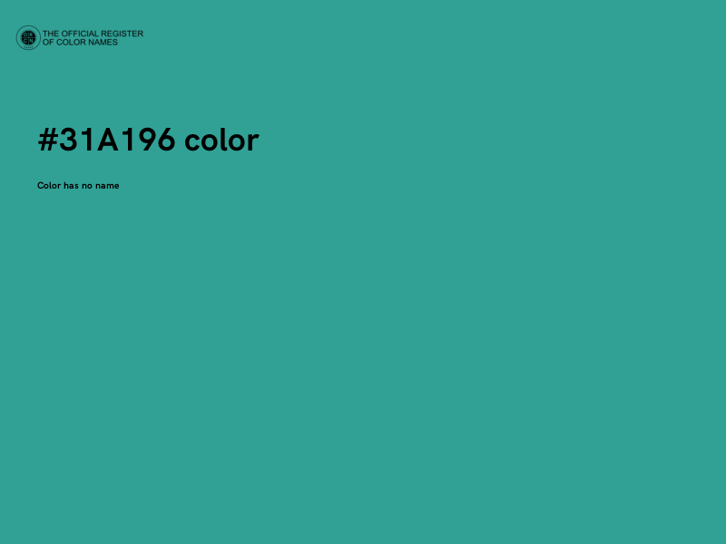 #31A196 color image