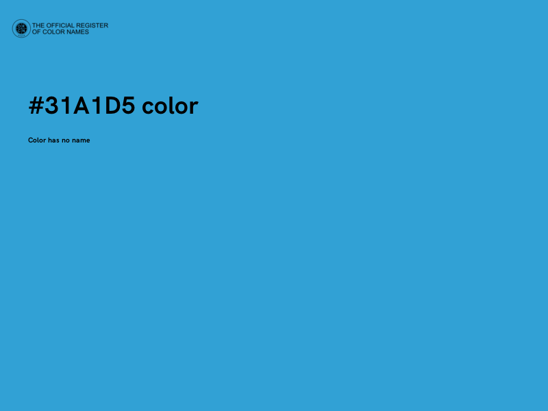 #31A1D5 color image