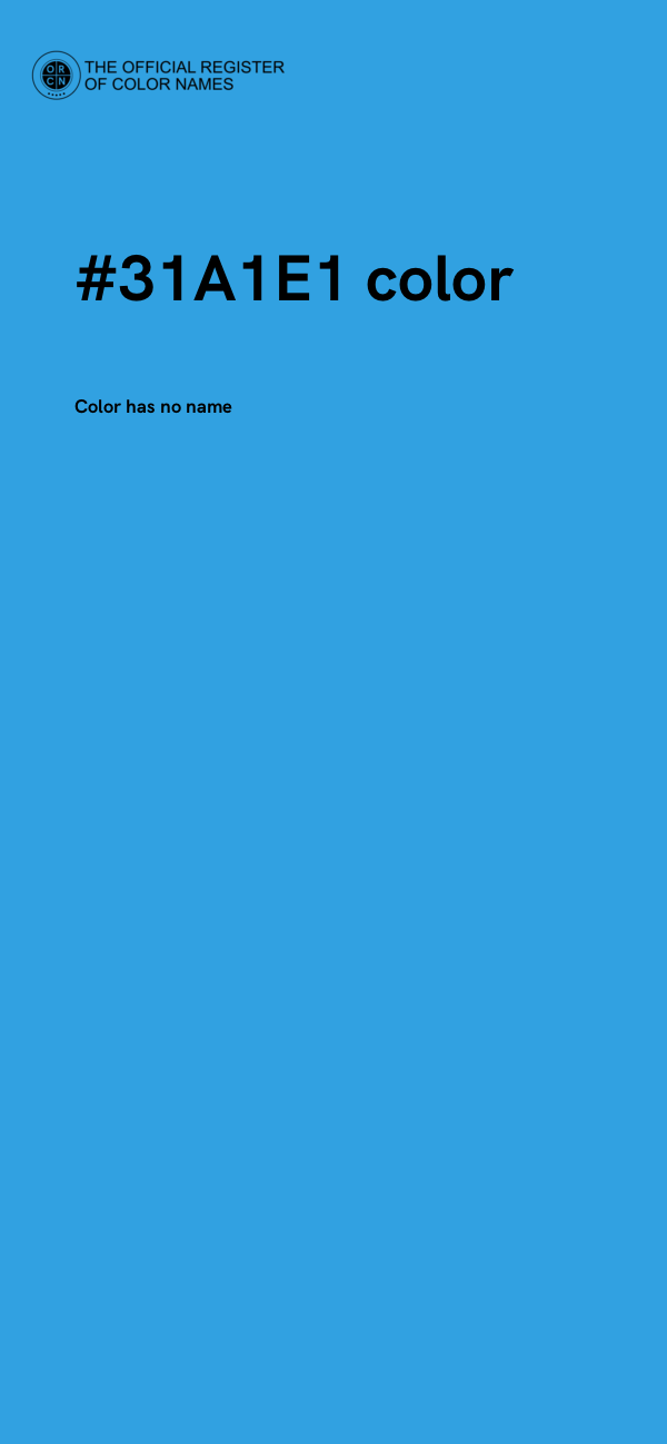 #31A1E1 color image