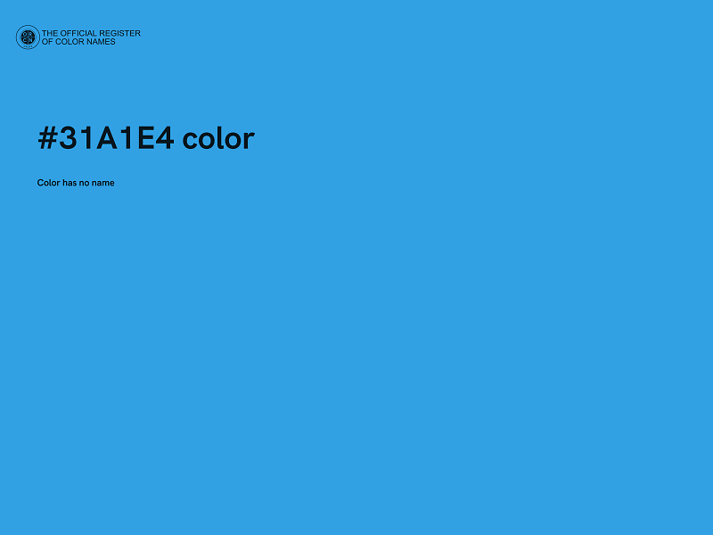 #31A1E4 color image