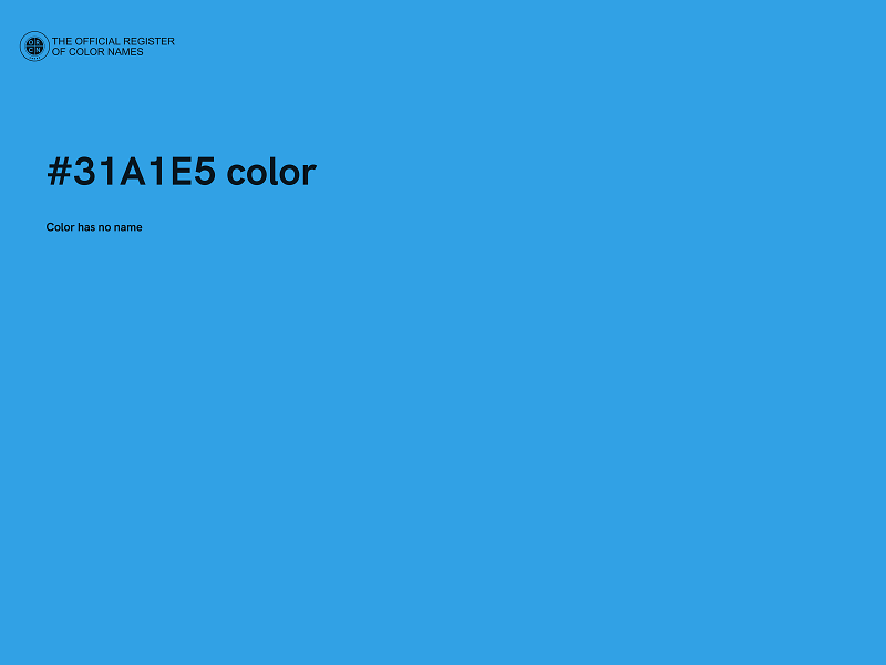 #31A1E5 color image