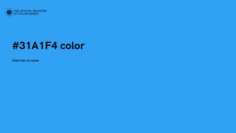 #31A1F4 color image