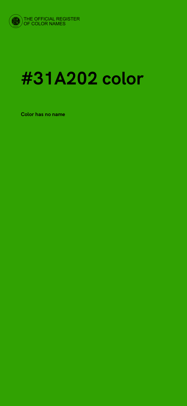 #31A202 color image