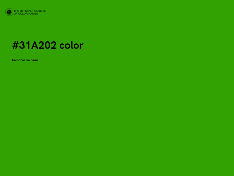 #31A202 color image