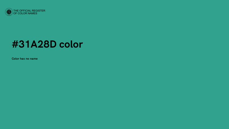 #31A28D color image